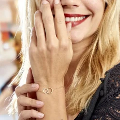 Bracelet Or Jaune Nesrine Oxydes