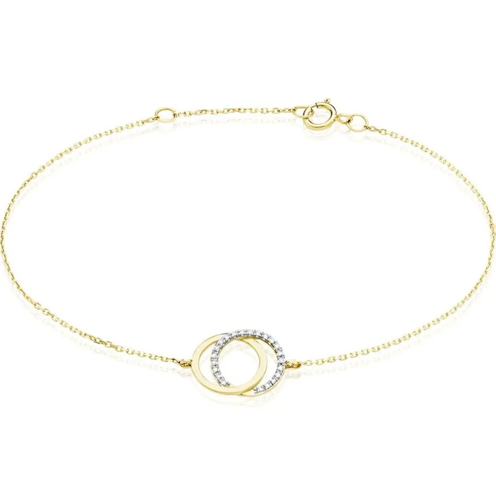 Bracelet Or Jaune Tresha Diamants