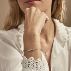 Bracelet Oria Argent Blanc