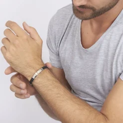 Bracelet Orietta Or Acier Bicolore