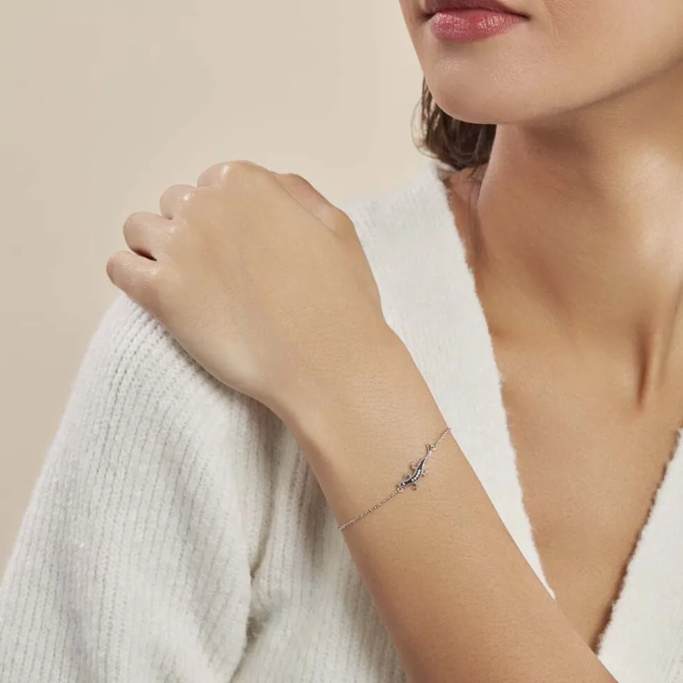 Bracelet Oya Argent Blanc Oxyde De Zirconium