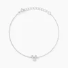 Bracelet Paesie Argent Blanc Oxyde De Zirconium