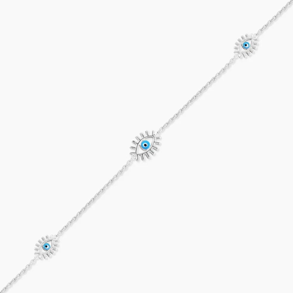 Bracelet Parad'eyes Argent Blanc