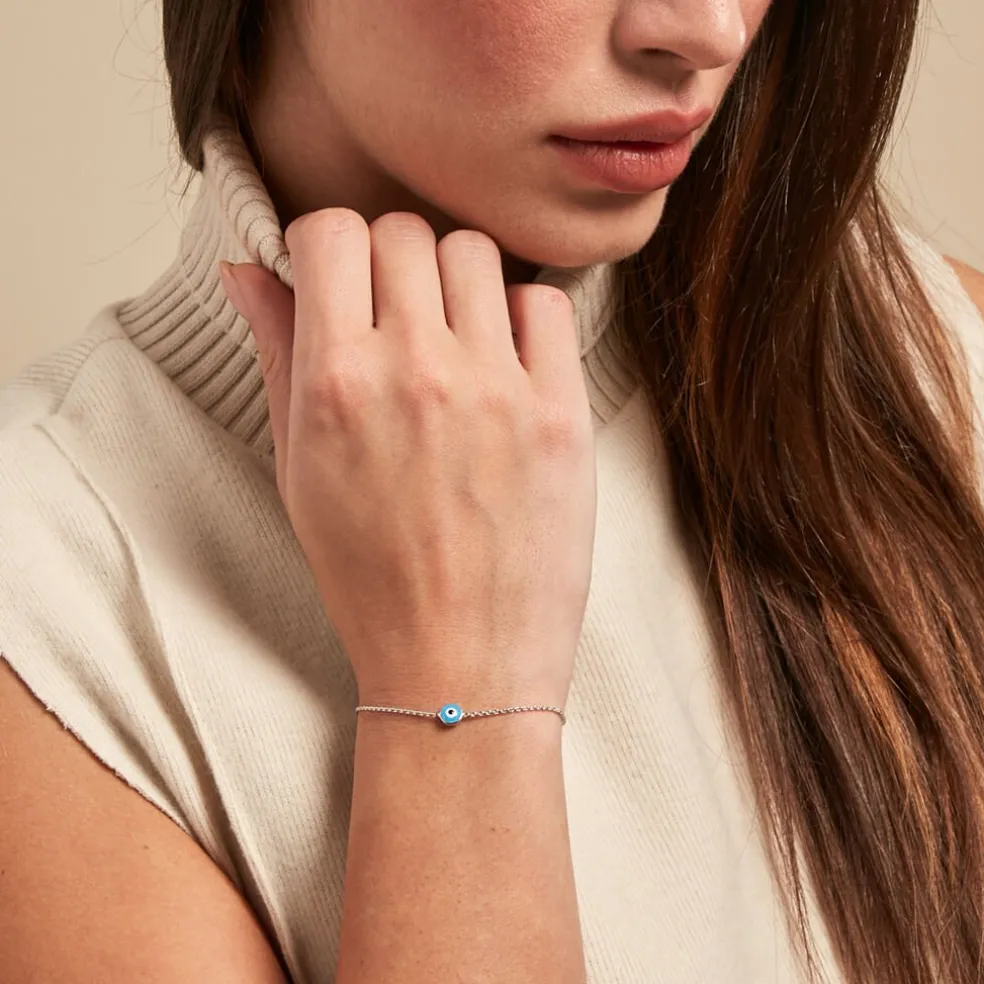 Bracelet Parad'eyes Argent Blanc