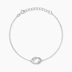Bracelet Paros Argent Blanc