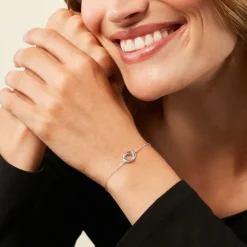 Bracelet Paros Argent Blanc