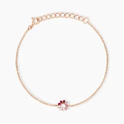 Bracelet Pavel Argent Rose Oxyde De Zirconium
