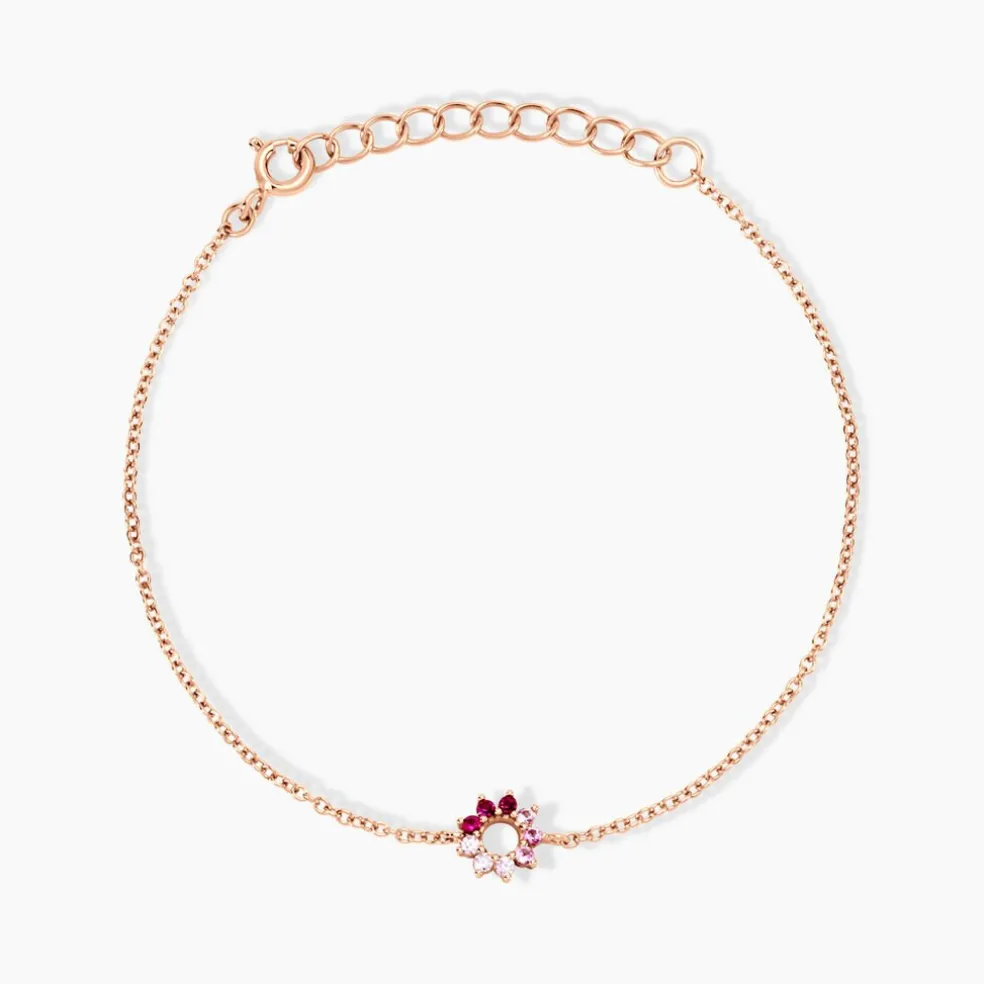 Bracelet Pavel Argent Rose Oxyde De Zirconium