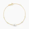 Bracelet Pearly Or Jaune Perle De Culture