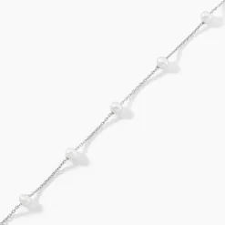 Bracelet Perlita Argent Blanc Perle De Culture