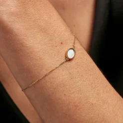 Bracelet Pernia Or Jaune Nacre
