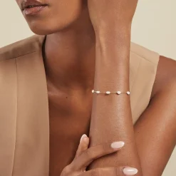 Bracelet Persephone Or Jaune Perle De Culture