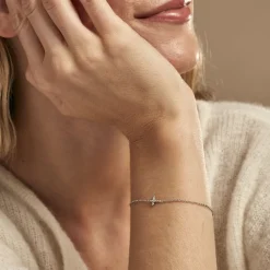 Bracelet Peyton Argent Blanc