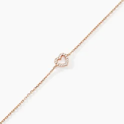 Bracelet Phanie Argent Rose Oxyde De Zirconium