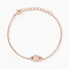 Bracelet Phibi Argent Rose Oxyde De Zirconium