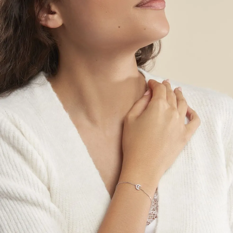 Bracelet Philine Argent Blanc Oxyde De Zirconium