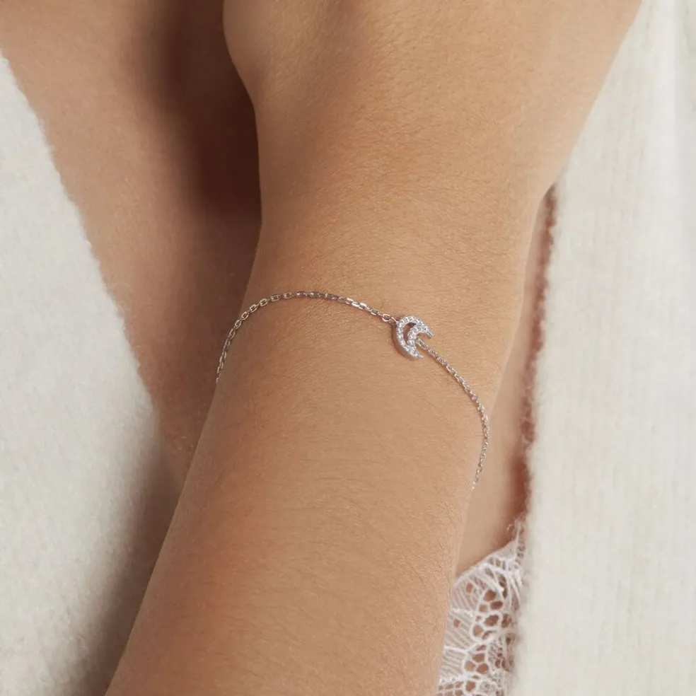 Bracelet Philine Argent Blanc Oxyde De Zirconium