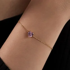 Bracelet Plaqué Or Carpantus Oxyde De Zirconium