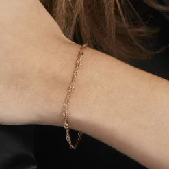 Bracelet Plaqué Or Jaune Leanora