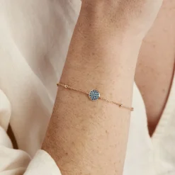 Bracelet Plaqué Or Jaune Mikayla Oxydes De Zirconium