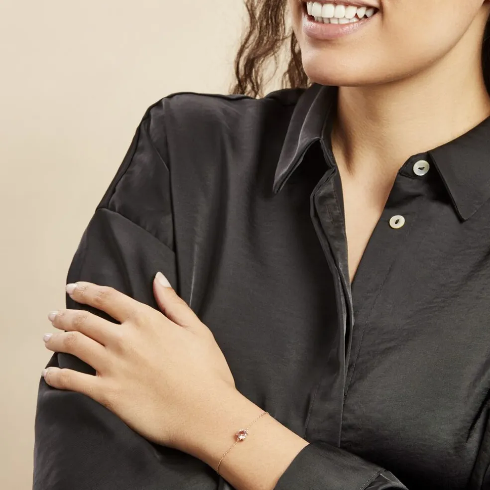 Bracelet Plaqué Or Jaune Nilay Oxyde De Zirconium