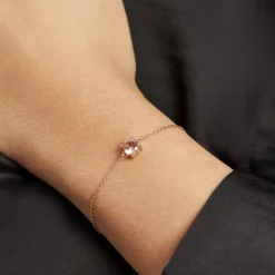 Bracelet Plaqué Or Jaune Nilay Oxyde De Zirconium