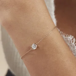 Bracelet Plaqué Or Jaune Nilay Oxyde De Zirconium