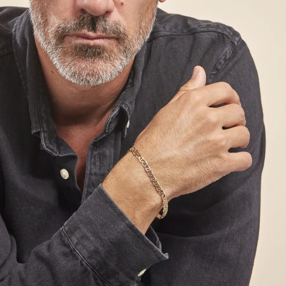 Bracelet Plaqué Or Kamen