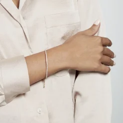 Bracelet Plaqué Or Zoelia Oxydes De Zirconium