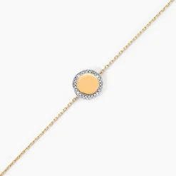 Bracelet Promesse Pour L'eternite Or Jaune Diamant