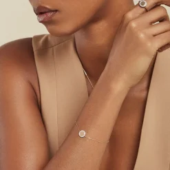 Bracelet Promesse Pour L'eternite Or Jaune Diamant