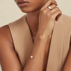 Bracelet Promesse Pour L'eternite Or Jaune Diamant