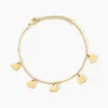 Bracelet Querida Pampilles Acier Jaune