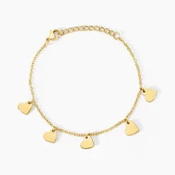 Bracelet Querida Pampilles Acier Jaune