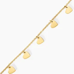 Bracelet Querida Pampilles Acier Jaune