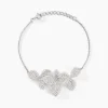 Bracelet Radiant Bloom Argent Blanc Oxyde
