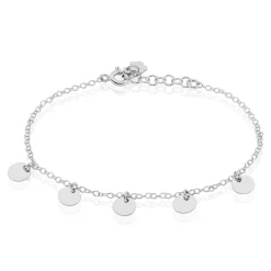 Bracelet Ragavi Argent Blanc