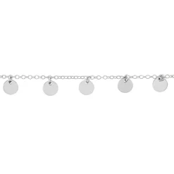 Bracelet Ragavi Argent Blanc