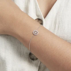 Bracelet Ray Argent Oxyde De Zirconium