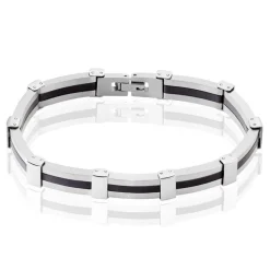 Bracelet Rene Acier Blanc