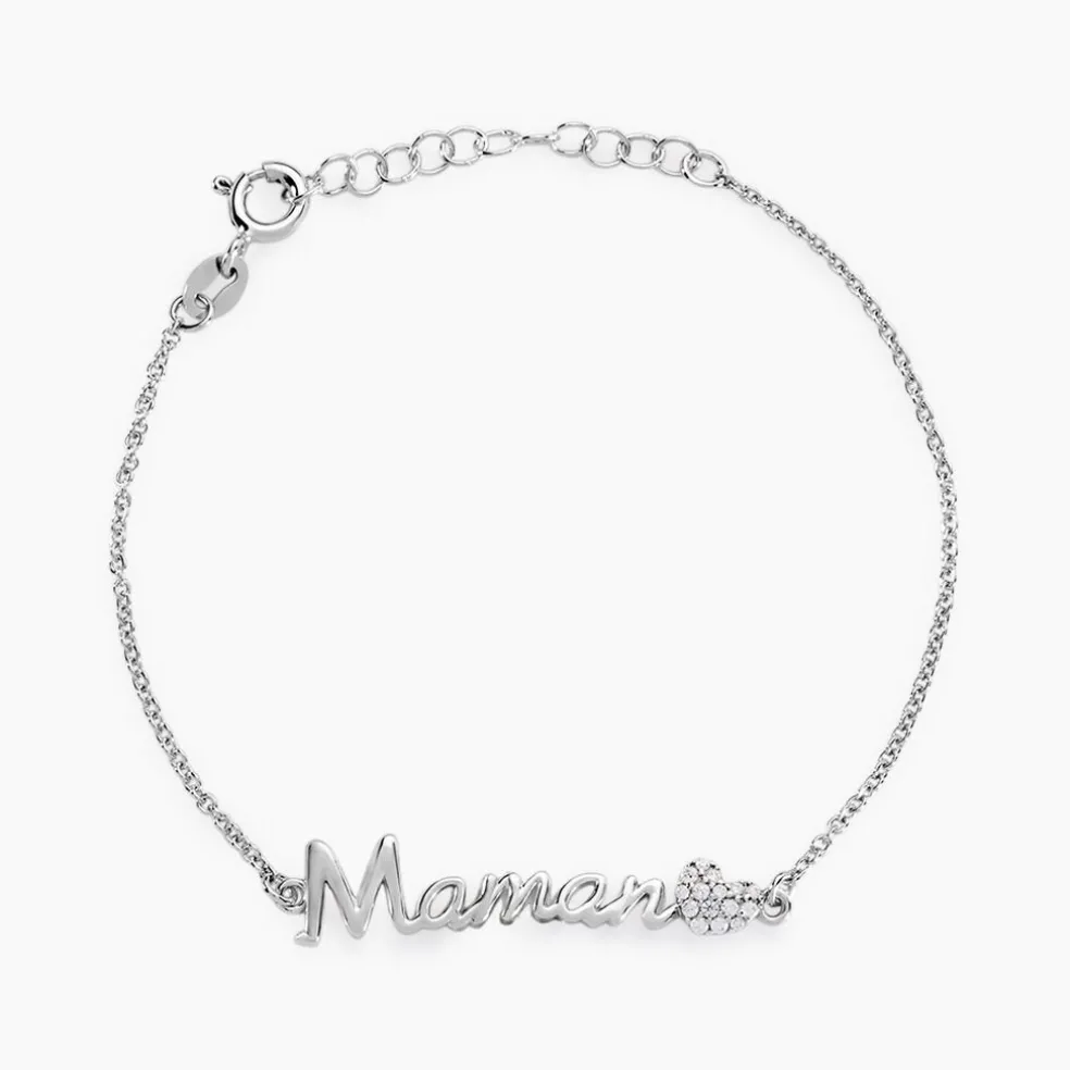 Bracelet Rera Argent Blanc Oxyde De Zirconium