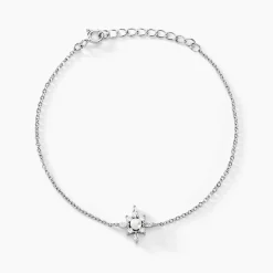 Bracelet Rhoda Argent Blanc Perle De Culture Oxyde De Zirconium