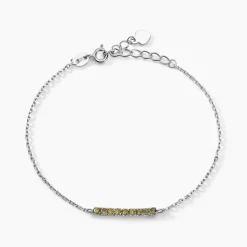 Bracelet Rio Tennis Argent Blanc Oxyde De Zirconium