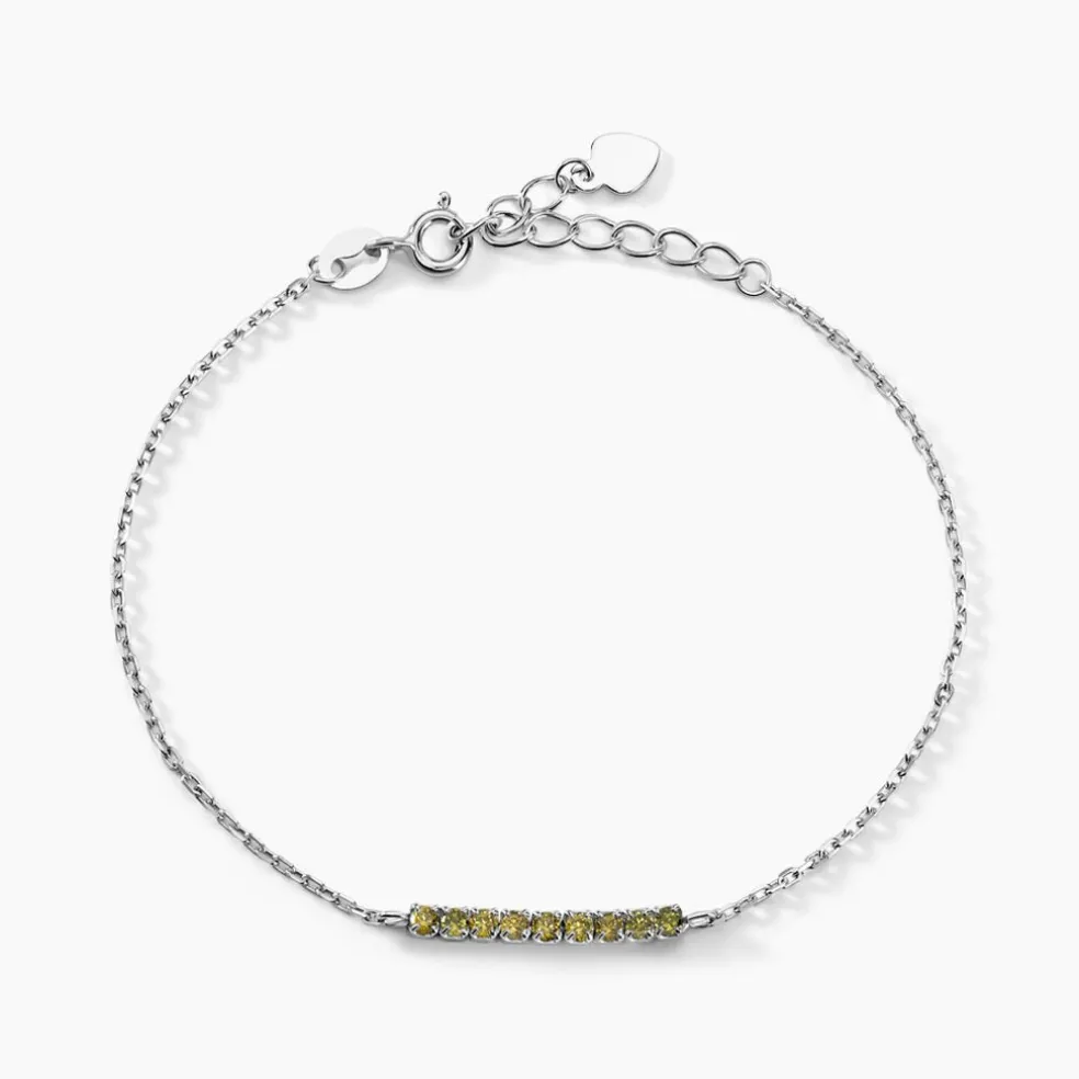 Bracelet Rio Tennis Argent Blanc Oxyde De Zirconium