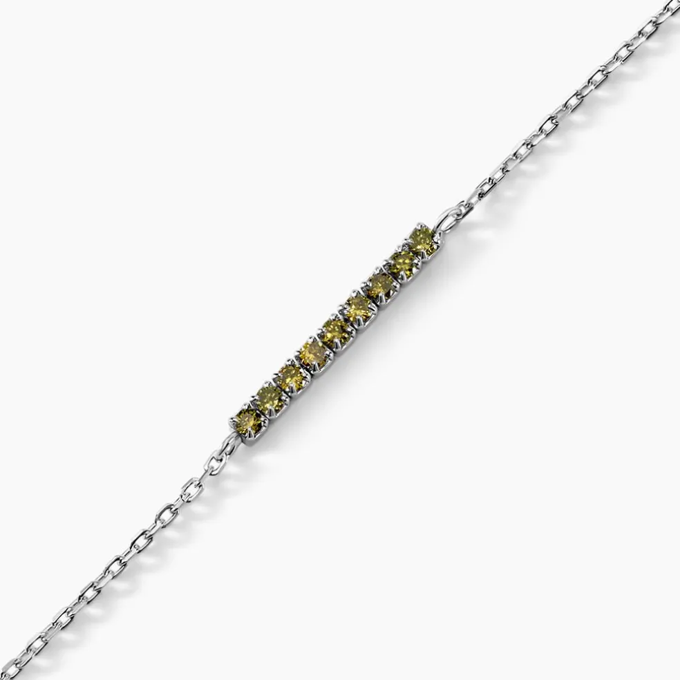 Bracelet Rio Tennis Argent Blanc Oxyde De Zirconium