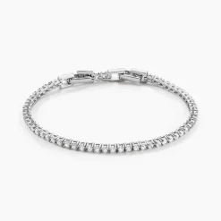 Bracelet Rio Tennis Argent Blanc Oxyde De Zirconium