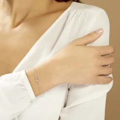 Bracelet Roma Argent Blanc Oxyde De Zirconium