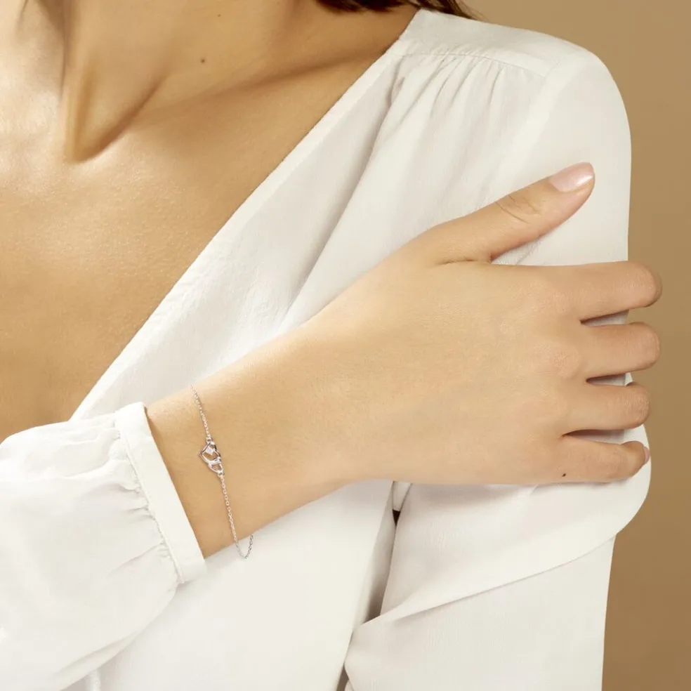 Bracelet Roma Argent Blanc Oxyde De Zirconium