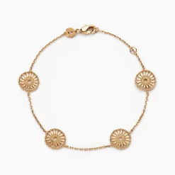 Bracelet Rosae Plaque Or Jaune