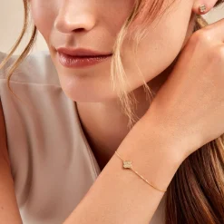 Bracelet Rosalite Or Jaune Nacre